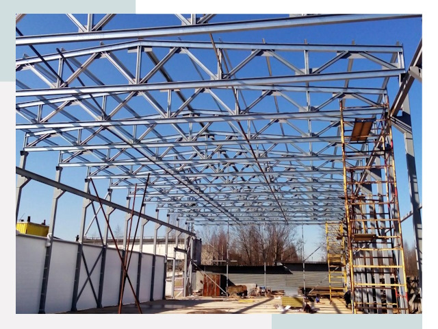 Строительство цехов в Ломоносов от 615 руб. под ключ