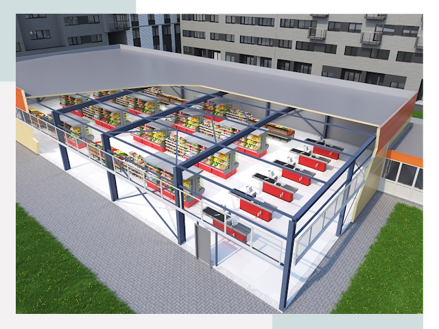 Строительство магазинов в Ломоносов от 615 руб. за м²