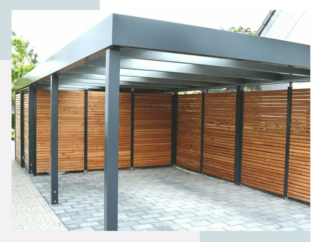 Навесы для парковки в Ломоносове