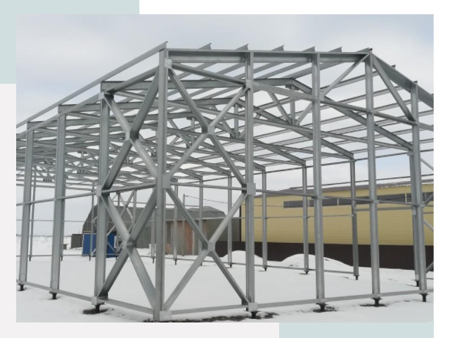 Каркасные ангары в Ломоносове