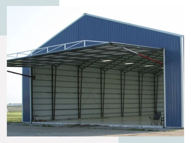 Прямо стенные ангары в Ломоносове