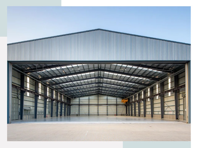 Большие ангары в Ломоносове