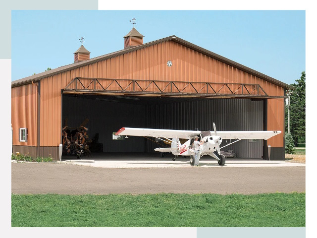 Ангары для самолетов в Ломоносове