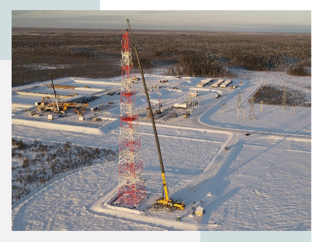 Мачты связи в Ломоносове