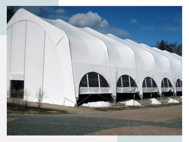 Каркасно-тентовые сооружения в Ломоносове