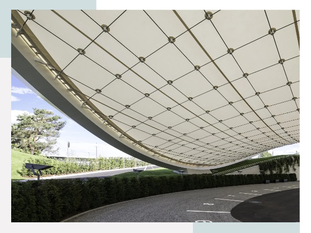 Мембранные конструкции в Ломоносове