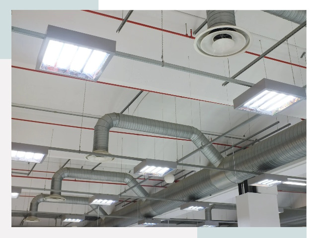 Вентиляция ангаров в Ломоносове