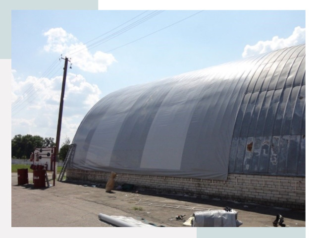 Ремонт ангаров в Ломоносове