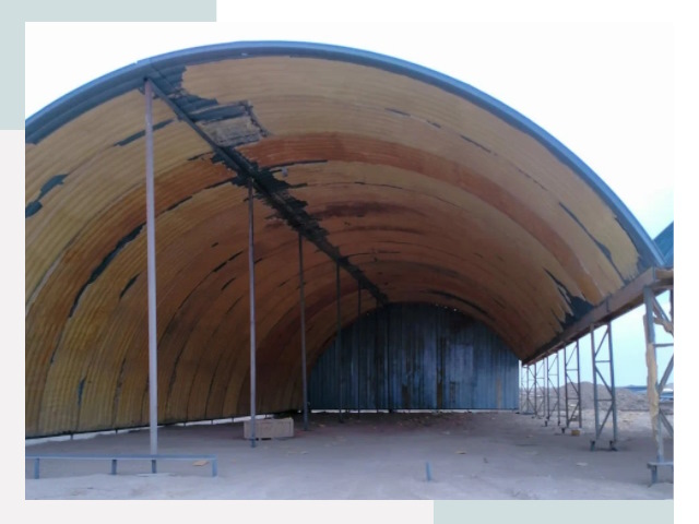 Реконструкция ангаров в Ломоносове