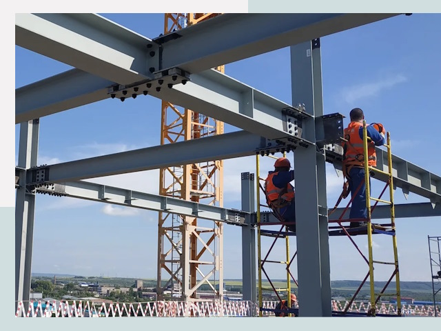 Монтаж металлоконструкций в Ломоносове