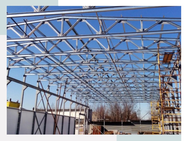 Металлокаркасы для складов в Ломоносове